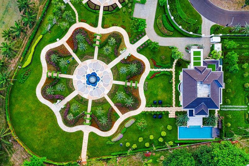 Conception et design de jardin paysager